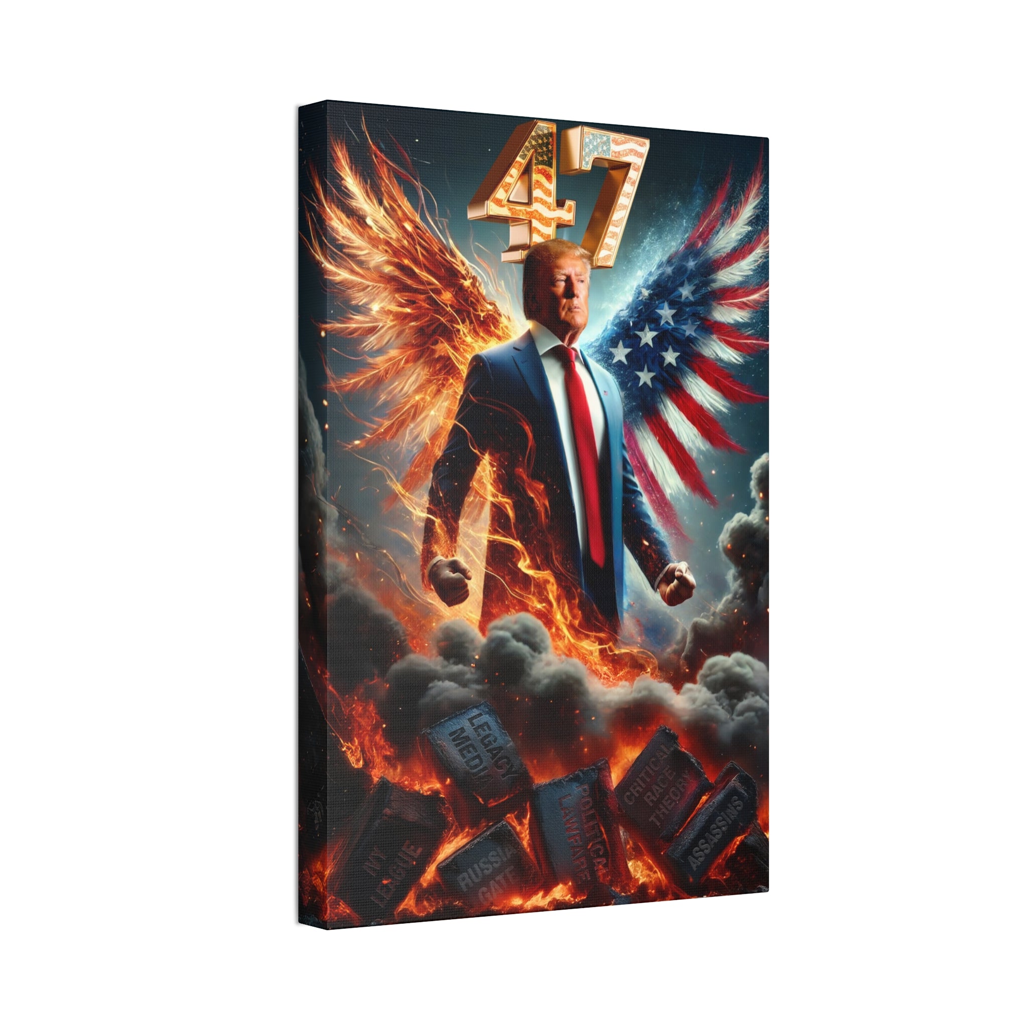 Canvas Stretched, 1.5'' Thick (Polyester Fabric)