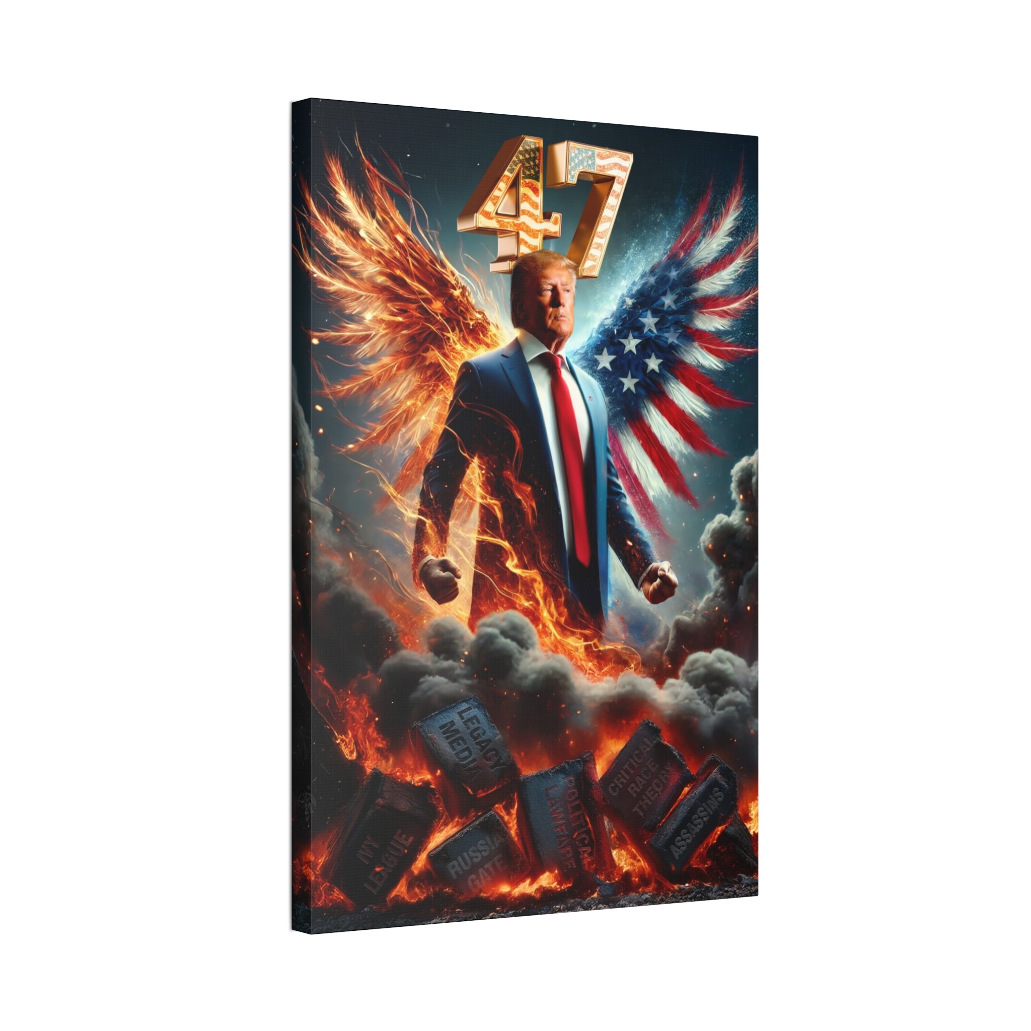 Canvas Stretched, 1.5'' Thick (Polyester Fabric)